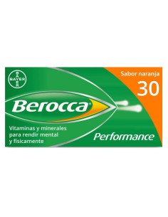 berocca performance naranja 30 comprimidos efervescente
