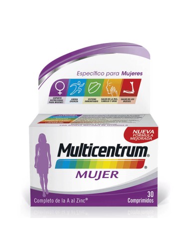 MULTICENTRUM MUJER 30 COMPRIMIDOS
