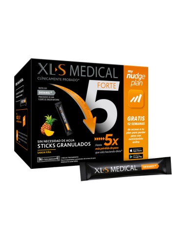 XLS MEDICAL FORTE 5 90 STICKS SABOR PIÑA