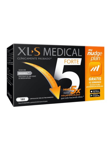 XLS MEDICAL FORTE5 NUDGE 180 CAPSULAS