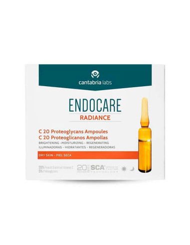 ENDOCARE RADIANCE C20 PROTEOGICANOS 30 AMPOLLAS 2ML
