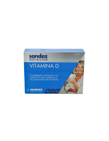 sandoz bienestar vitamina d 30 capsulas