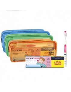 FLUOR KIN INFANTIL NECESER PASTA+CEPILLO