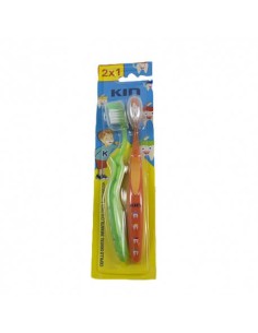 KIN CEPILLO DENTAL INFANTIL 2 X 1