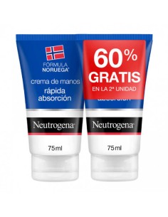NEUTROGENA CREMA DE MANOS RAPIDA ABSORCION 75 ML 2 UNIDADES
