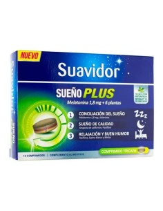 suavidor sueño plus 15 comprimidos