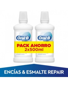 ORAL-B ENJUAGUE ENCIAS & ESMALTE 2 ENVASE 500 ML