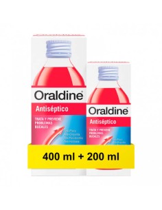 ORALDINE ANTISEPTICO COLUTORIO PACK 400ML +200ML