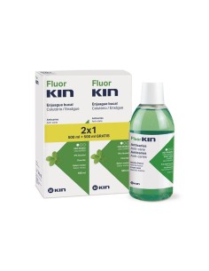 PACK FLUOR KIN ENJUAGUE MENTA 500ML 2X1