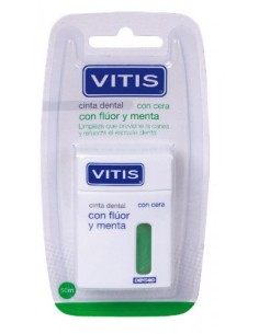VITIS CINTA DENTAL CERA FLUOR Y MENTA