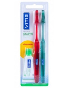 VITIS SUAVE CEPILLO DENTAL DUPLO