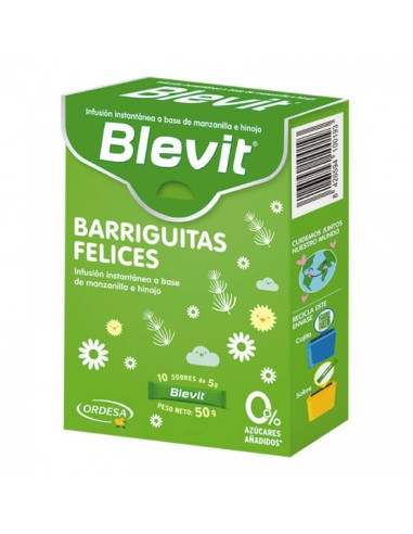 BLEVIT BARRIGUITAS FELICES 10 SOBRES X 5 G