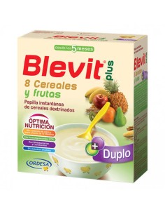 BLEVIT PLUS DUPLO 8 CERE.+FRUTAS 700 G.