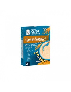 GERBER CEREAL BABY MAIZ ARROZ SIN GLUTEN 4M 250G