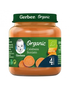 GERBER ORGANIC ZANAHORIA BONIATO 1 TARRITO 125 G