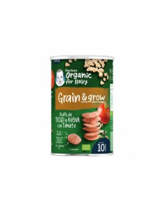 GERBER SNACK ORGANIC TRIGO AVENA CON TOMATE 35 G