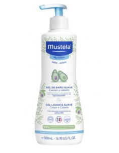 MUSTELA DERMO LIMPIADOR 500 ML.