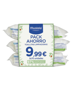 MUSTELA TOALLITAS PACK ECONOMICO 210 UNID.