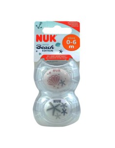 NUK CHUPETE SILICONA FREESTYLE BEACH TIME 0-6 M
