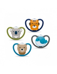 NUK CHUPETE SILICONA SPACE 6-18 M 1 UNIDAD