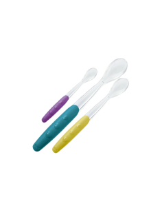 NUK CUCHARA SILICONA EASY LEARNING +4M 2 UDS
