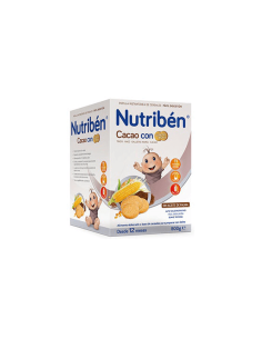 NUTRIBEN CACAO CON GALLETAS MARIA 500 G