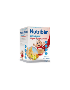 NUTRIBEN DESAYUNO COPOS DE TRIGO CON FRUTAS 750