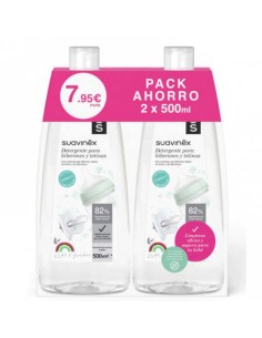 SUAVINEX DUPLO DETERGENTE BEBIERONES 2 X 500ML