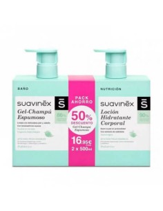 SUAVINEX GEL ESPUMOSO + LOCION PACK 500 ML
