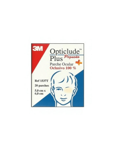 3M OPTICLUDE PLUS PARCHE PEQUEÑO 5CM X 6.2CM 20U