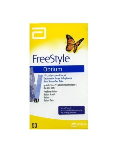 ABBOTT FREESTYLE OPTIUM TIRAS GLUCOSA 50 UND