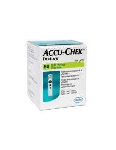 ACCU-CHEK INSTANT TIRAS REACTIVAS GLUCEMIA 50 UN