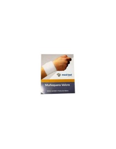 MUÑEQUERA MEDILAST VELCRO 1 UNIDAD TALLA MEDIANA COLOR BEIGE
