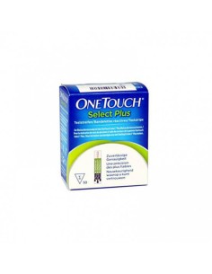 ONETOUCH SELECT PLUS TIRAS REACT GLUCEMIA 50 UND