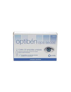 OPTIBEN GOTAS SEQUEDAD OCULAR 0.25 ML 20 AMP