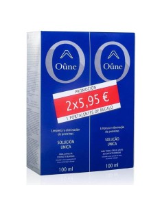 OUNE SOLUCION UNICA LENTES BLANDAS 100ML X 2UD