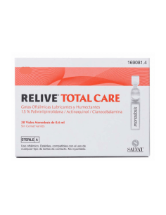 RELIVE TOTAL CARE GOTAS OFTALMICAS LUBRIC 20 UND