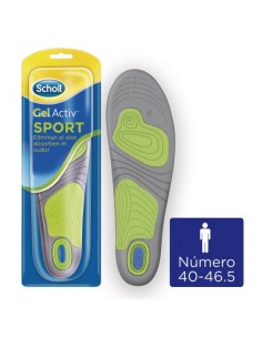 SCHOLL GEL ACTIV SPORT PLANTILLAS HOMBRE 1PAR