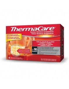 THERMACARE PARCHE TERMICO ZONA LUMBAR CADERA 4 PARCHES