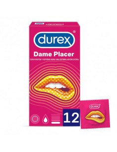 DUREX DAME PLACER PRESERVATIVOS 12 UND