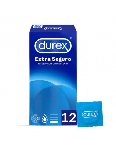 DUREX EXTRA SEGURO PRESERVATIVOS 12 UND