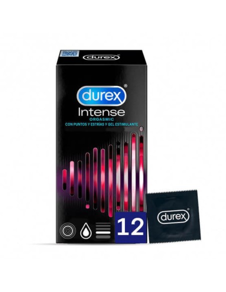 DUREX INTENSE ORGASMIC PRESERVATIVOS 12 UND