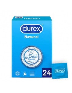 DUREX PRESERVA.NATURAL PLUS EASY ON 24U.