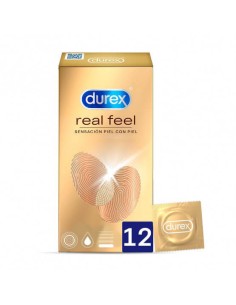 DUREX REEL FEEL PRESERVATIVOS SIN LATEX 12 UNIDADES