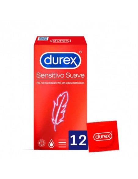 DUREX SENSITIVO CONFORT PRESERVATIVOS 12 UNIDADES
