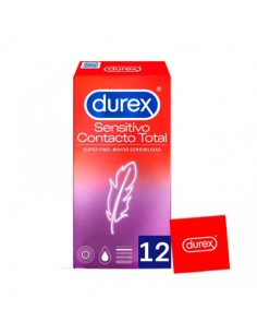 DUREX SENSITIVO CONTACTO TOTAL PRESERVATIVO 12 UNIDADES