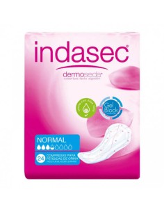 INDASEC DERMOSEDA GEL BLOCK NORMAL COMPRESAS 24U