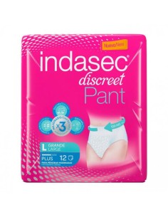 INDASEC DISCREET PANT PLUS TALLA L 12 UND