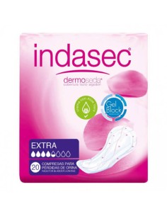 INDASEC EXTRA COMPRESA PERDIDAS LEVES BOLSA 20 C