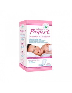 INDASEC POSPART COMPRESAS ALGODON 12 UNIDADES